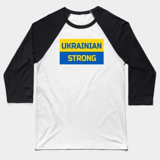 Ukranian Strong Baseball T-Shirt